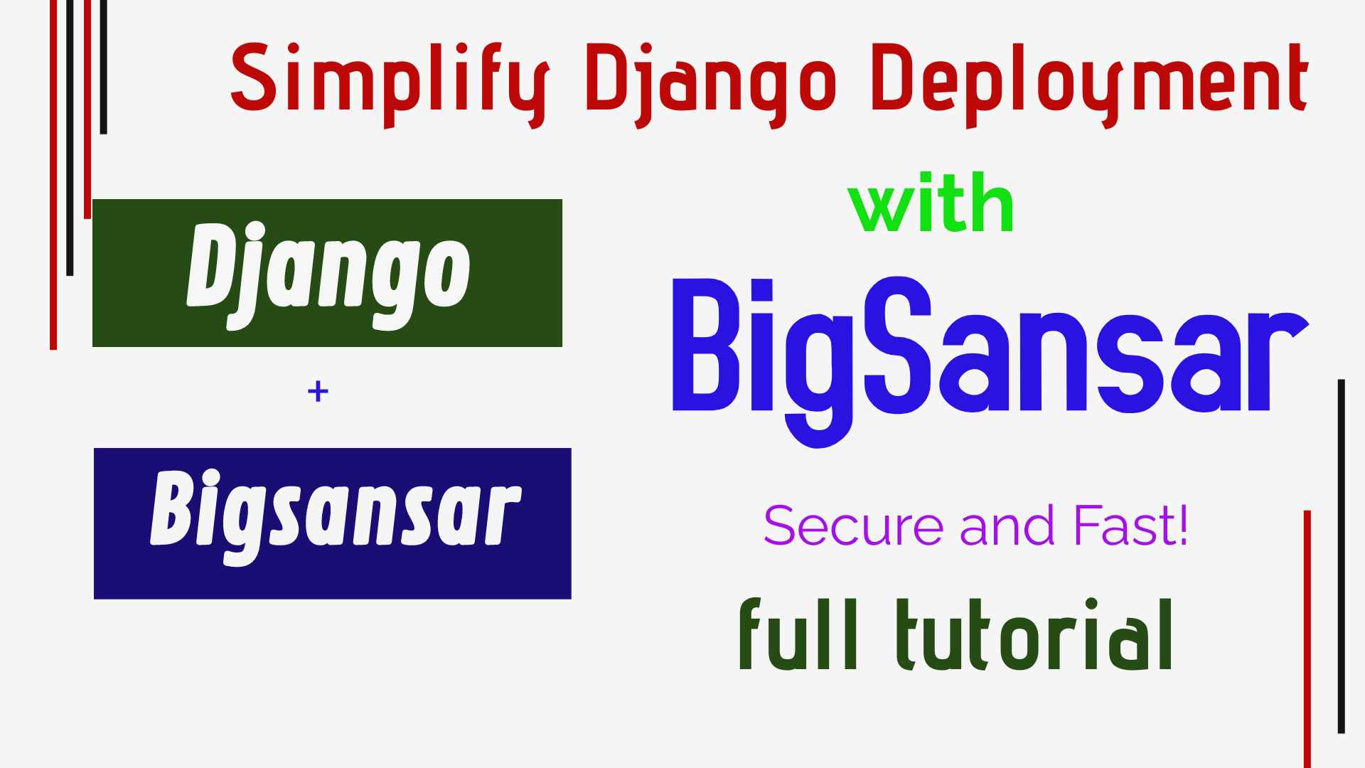 Simplify Django Deployment with BigSansar | Secure and Fast!| Bigsansar