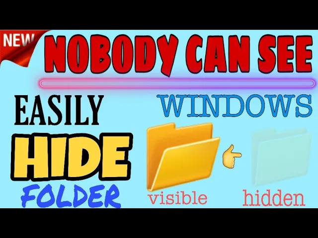 How to Hide Folder in Windows | Bigsansar